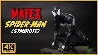 Mafex SPIDERMAN Black Costume Symbiote No147 Figure Review [upl. by Lezned]