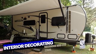 RV Travel Trailer Interior Decorating Ideas  BTSO EP1 [upl. by Hanala657]