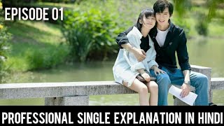 Professional Single Episode 01 Story Explanation In Hindi  Chinese Drama Story Explanation [upl. by Milzie]