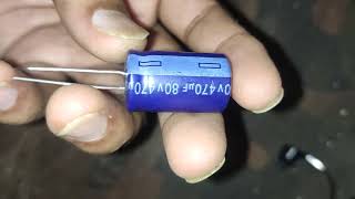 470fu 80v capacitorviral video electronic electrical 🙏🙏🙏🙏 [upl. by Ecirted]