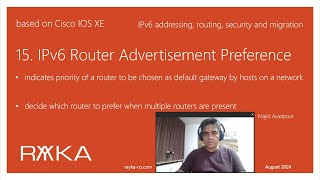 15 IPv6 Router Advertisement Preference [upl. by Lehcim]