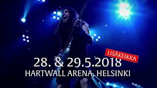 Iron Maiden 2952018  lisäkeikka Hartwall Arenalle [upl. by Ettenwahs319]