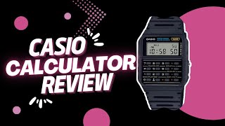 Casio Calculator Watch  Casio CA53W Review [upl. by Enyamrahc]