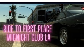 Midnight Club Los Angeles My Journey to First Place [upl. by Suirtimed]