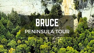 Aerial Tour of the Breathtaking Bruce Peninsula  MustSee Scenic Beauty Timelapse Tour [upl. by Yenruoc]