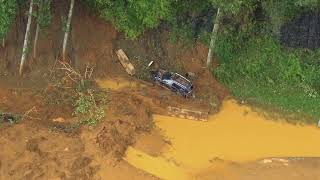 Raw video North Carolina flooding damage from Helene [upl. by Negyam]