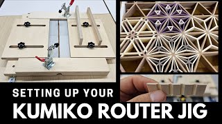 Kumiko Router Jig Part 1 setting amp how to get started kumiko woodart kumikojig [upl. by Fausta573]