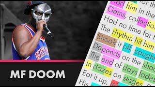 MF DOOM  Microwave Mayo  Lyrics Rhymes Highlighted 360 [upl. by Eniamrehs]