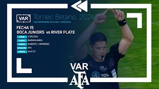 VAR 2024  TorneoBetano  Fecha 15  Boca  River [upl. by Cassiani454]