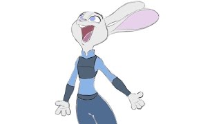 Zootopia  Judy Hopps  2D Animation [upl. by Ailecara]