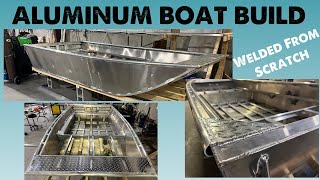 Welded Aluminum Boat Build FROM SCRATCH  Part 1 [upl. by Tsai]