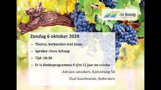 Adriaen Janszkerk  Kerkdienst 6 oktober 2024 [upl. by Matusow]