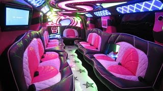 2023 updated Craziest looking PINK interior RANGE ROVER LIMO that you have ever seen [upl. by Ginsburg]