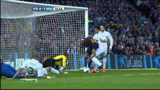 Sami Khedira Goal  FC Barcelona  Real Madrid 01  21042012  Gran Derbi [upl. by Zarla]