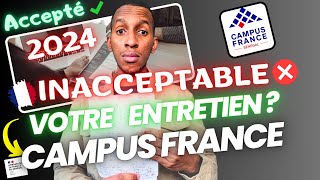 Voici les étudiants qui seront acceptés cette année grâce à lentretien Campus France [upl. by Sirc840]