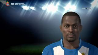 Diop face RCD Espanyol PES 2016 [upl. by Giarg271]