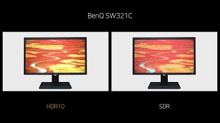 Video HDR  BenQ SW321C [upl. by Abie]