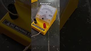 Ammeter is used to measure current science physics experiment ammeter shorts ytshorts [upl. by Akeber]