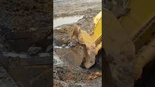 Komatsu PC2000 Big Shovel amp HD785 Top soil Loading on Mining coal [upl. by Kimball]