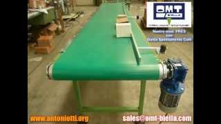 Nastro con Guida Spostamento Colli  Conveyor Belt with Side Guide [upl. by Nimoynib564]