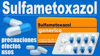 SULFAMETOXAZOL para que sirve infeccion urinaria toxoplasma [upl. by Hola]