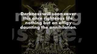 Thy Art Is Murder  Laceration Penetration  with complete lyrics [upl. by Yttel]