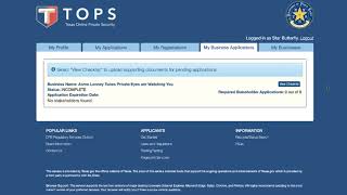 DPS Texas Online Private Security TOPS  My Business Applications [upl. by Nevart551]