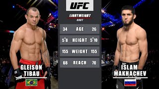 Islam Makhachev vs Gleison Tibau UFC 220 [upl. by Margette540]