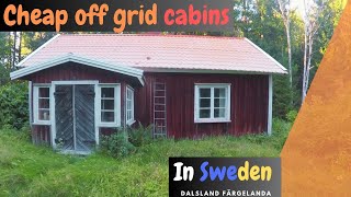 Cheap off grid cabins in Sweden not in the north [upl. by Klepac361]