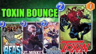 TOXIN IS CRAZY STRONG Toxin Bounce Marvel Snap [upl. by Ohl]