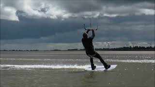 Kitesurfing at Cleethorpes 6th August 2023 [upl. by Enirehtahc]