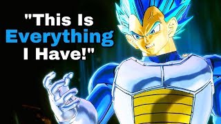 GODLY SSBE Vegeta All Super Attacks amp Ultimate Attacks And SECRET Mechanics Ultra Pack 1 DLC 9 [upl. by Yezdnil]