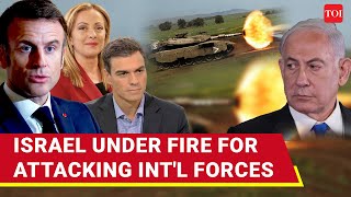 NATO Nations Fume At Israel After Tank Attacks Intl Forces In Lebanon  It Wasnt A Mistake [upl. by Blisse119]