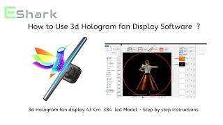 How to use 3d hologram software and edit display content for 3D hologram fan Free 3d hologram video [upl. by Handler551]