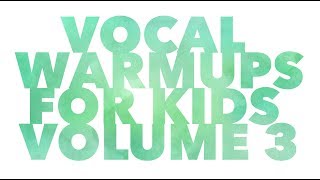 Vocal Warm ups for Kids with Sing Voice Studio [upl. by Asirehc259]