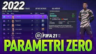 TOP PARAMETRI ZERO IN SCADENZA NEL 2022 SU FIFA 21 UFFICIALE  FIFA 21 Carriera Allenatore [upl. by Gnivre]