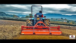 Macchine Agricole SICMA  Lavorazione totale del terreno Vanga  Fresa  Trincia [upl. by Dercy]