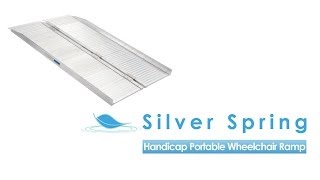 Silver Spring  Handicap Portable Wheelchair Ramp [upl. by Anahtor]