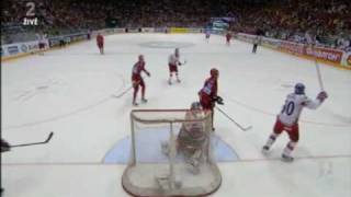 Cesko  Rusko  2 GOOOOL  Czech rep  Russia WCH 2010  BYE BYE RUSSIA [upl. by Hplodur209]