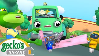 Launching Blue 🔵💙  Geckos Garage 3D  Learning Videos for Kids 🛻🐸🛠️ [upl. by Ynatsyd]