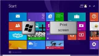 Windows 8  81  How to Take A Screenshot Tutorial [upl. by Eliason452]