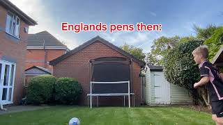 England pens then vs now englandfootball [upl. by Anees644]