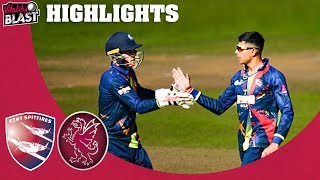 Qayyum Takes 521  Kent v Somerset  Highlights  Vitality T20 Blast 2019 [upl. by Jeanine]