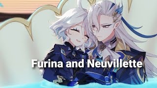 Furina And Neuvillette Edit viralvideo [upl. by Llenrahc]