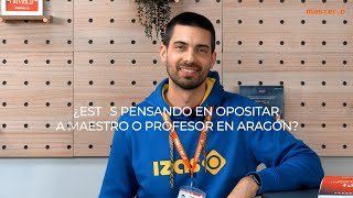 Opositar a maestro o profesor en Aragón [upl. by Bysshe]