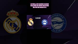 LE REAL DE MADRID GAGNE MALGRÉ UN RELÂCHEMENT EN FIN DE MATCH [upl. by Atiuqiram385]