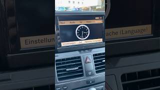 Mercedes Benz W204 Uhrzeit einstellen [upl. by Ahsiner178]