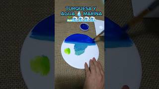 COmo preparar Turquesa y Agua 💧 Marina 🌊 parati diy recetascaseras [upl. by Karrie65]