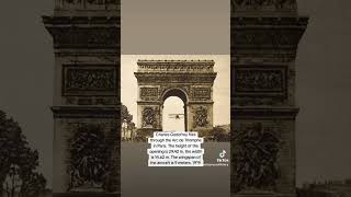 Charles Godefroy flies through the Arc de Triomphe in Paris history [upl. by Aneehsat664]