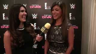 WWE Diva Rosa Mendes  Total Divas Luncheon  AfterBuzz TV Interview [upl. by Katee]